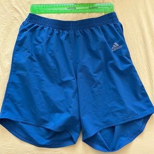 Aqua Blue Adidas Running Shorts